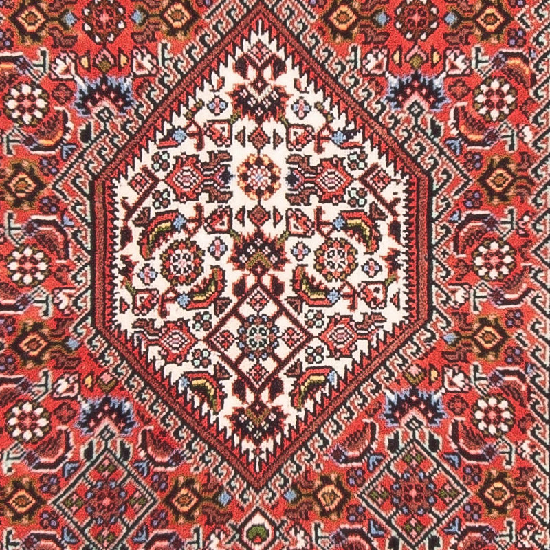 Alfombra persa - Bidjar - 142 x 80 cm - rojo