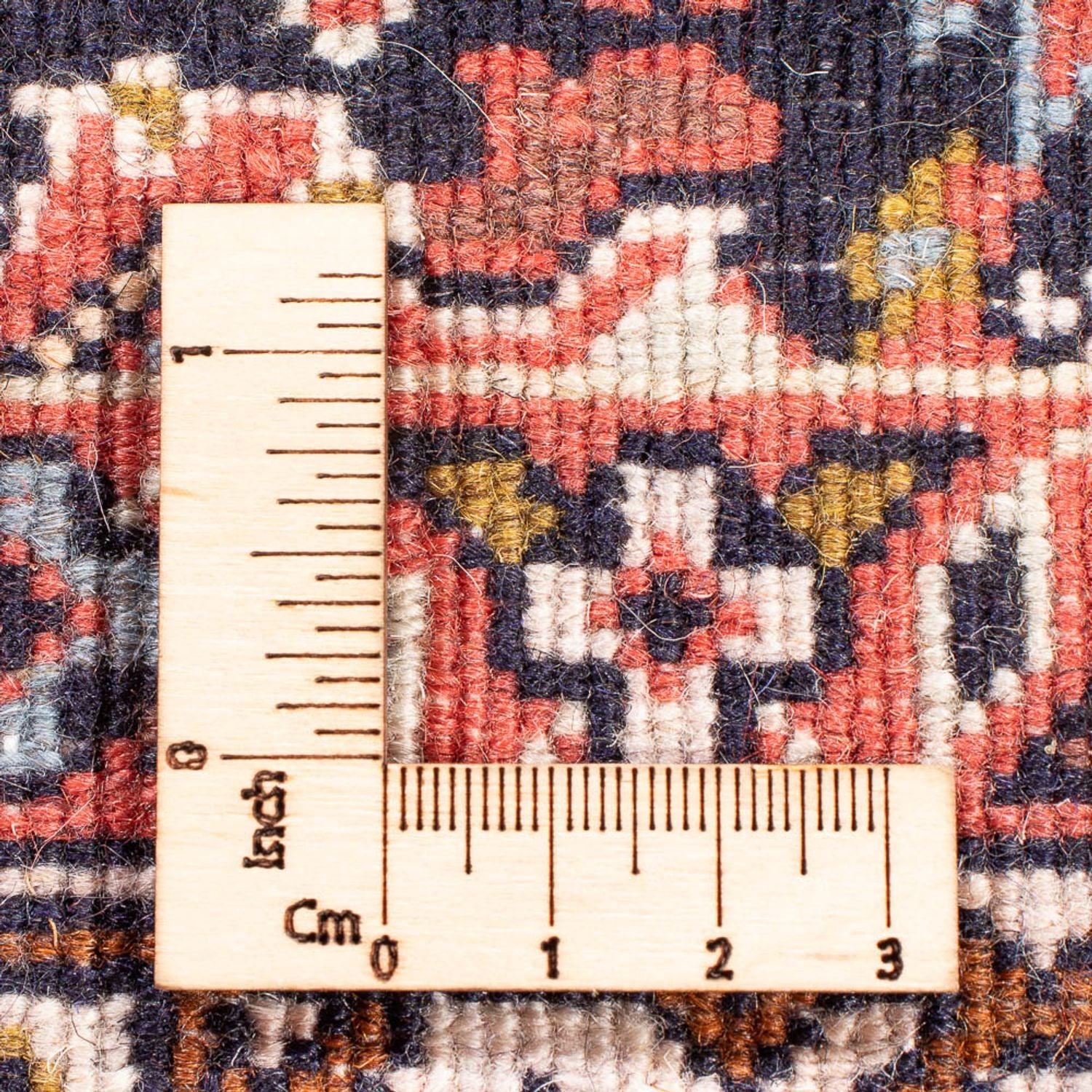 Alfombra persa - Bidjar - 142 x 80 cm - rojo