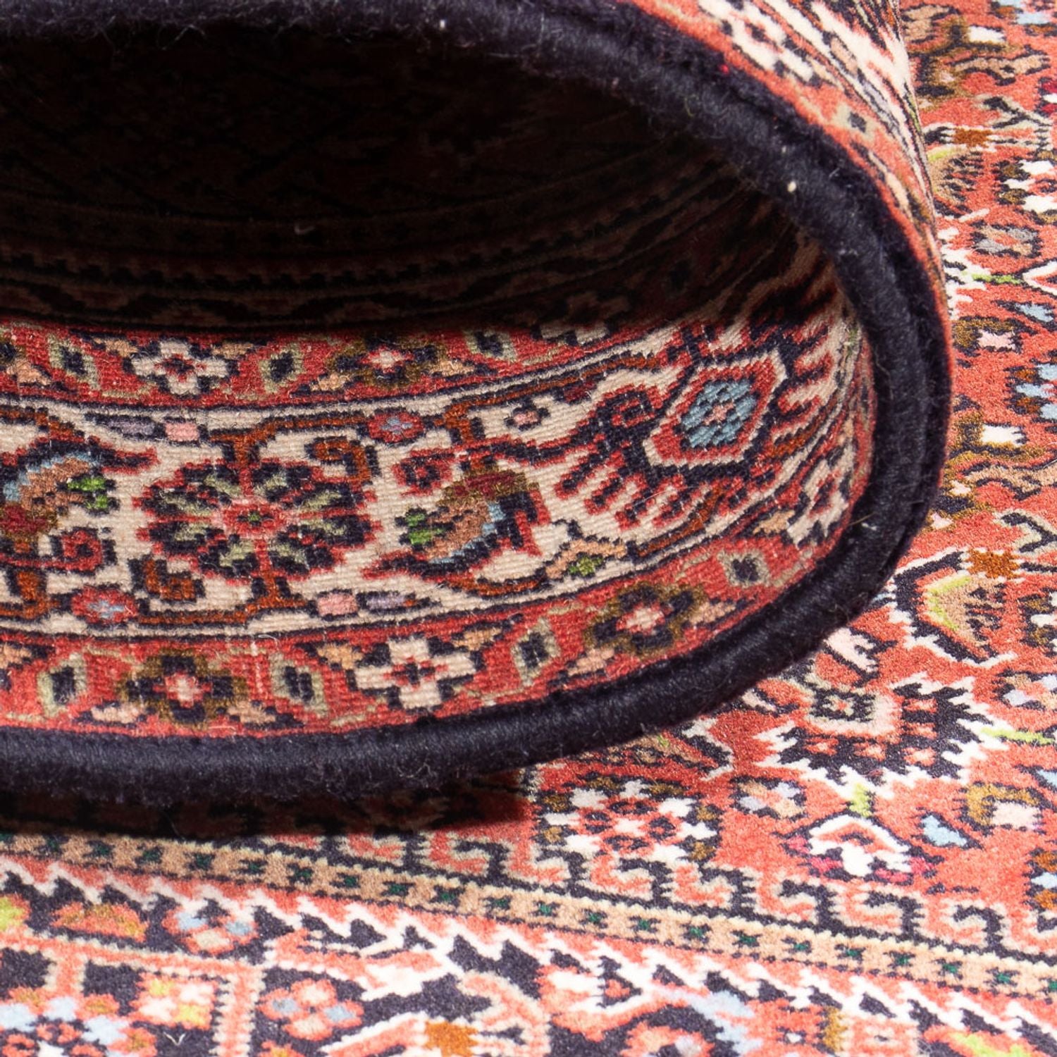 Alfombra persa - Bidjar - 148 x 88 cm - rojo