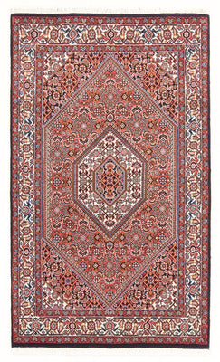 Alfombra persa - Bidjar - 131 x 83 cm - rojo
