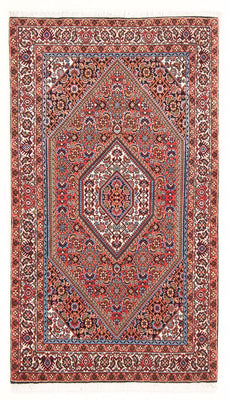 Alfombra persa - Bidjar - 143 x 85 cm - rojo