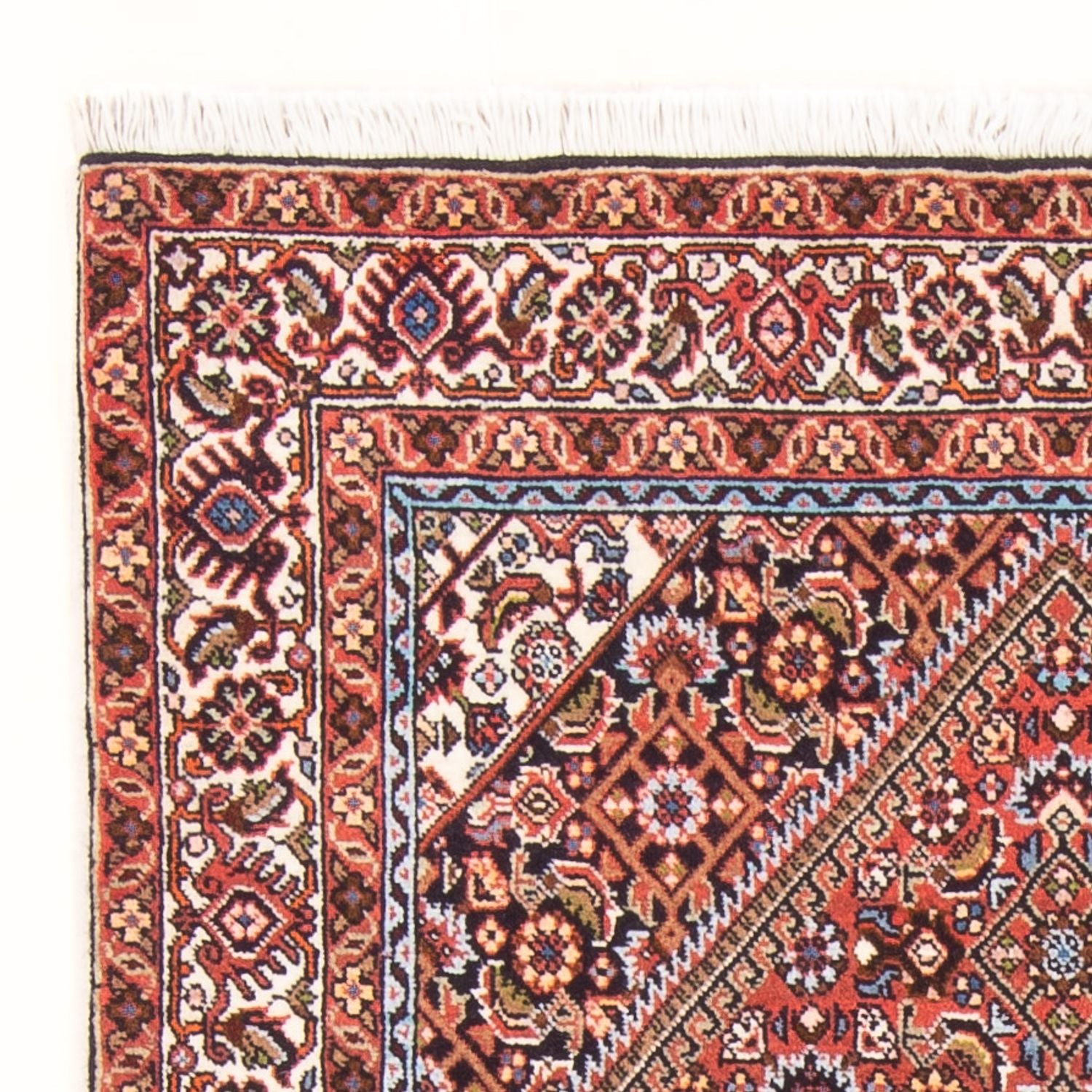 Alfombra persa - Bidjar - 143 x 85 cm - rojo