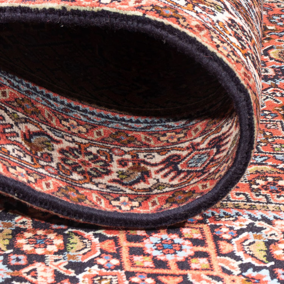 Alfombra persa - Bidjar - 143 x 85 cm - rojo