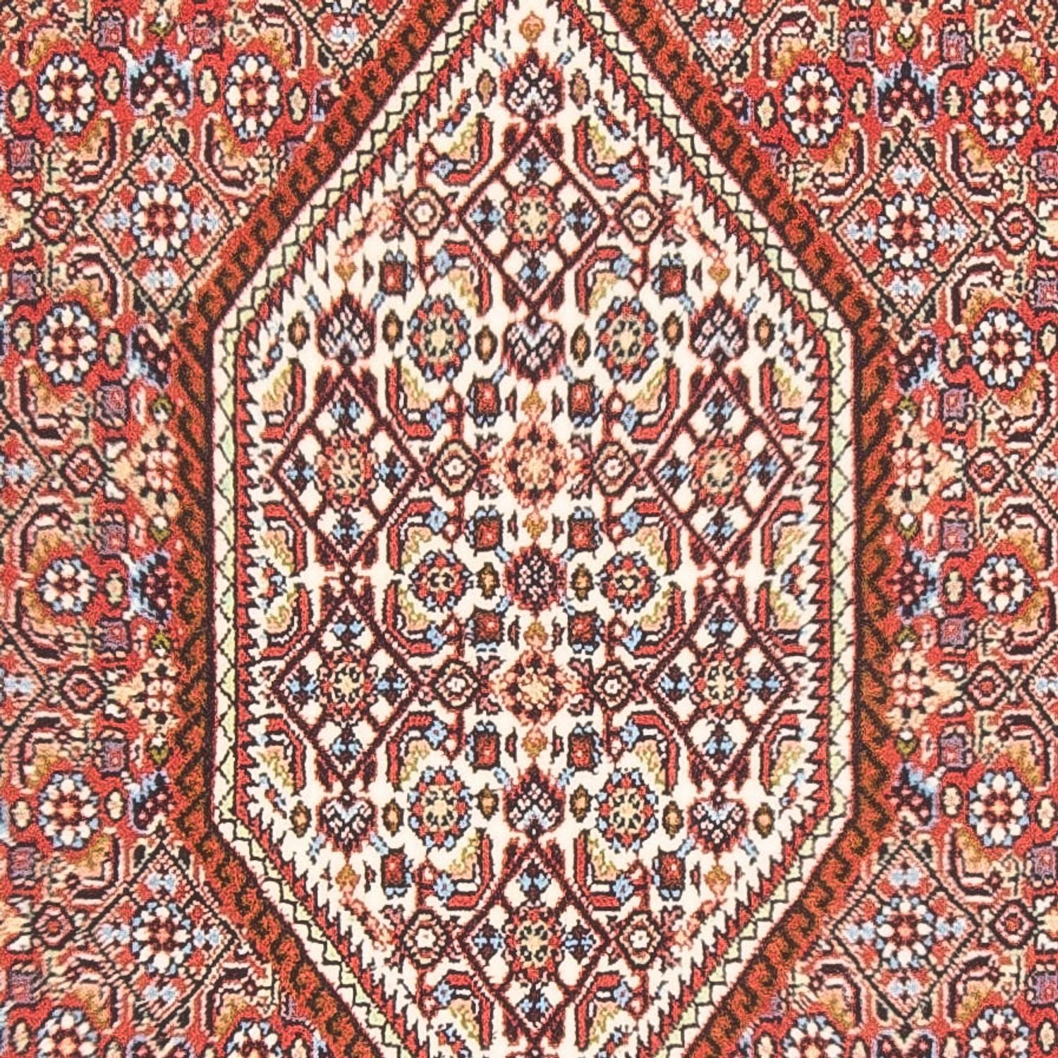 Alfombra persa - Bidjar - 154 x 90 cm - rojo