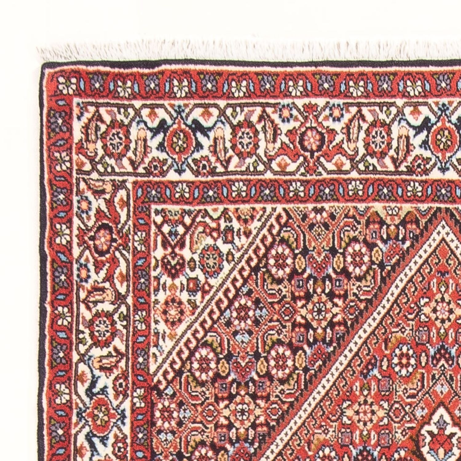 Alfombra persa - Bidjar - 154 x 90 cm - rojo