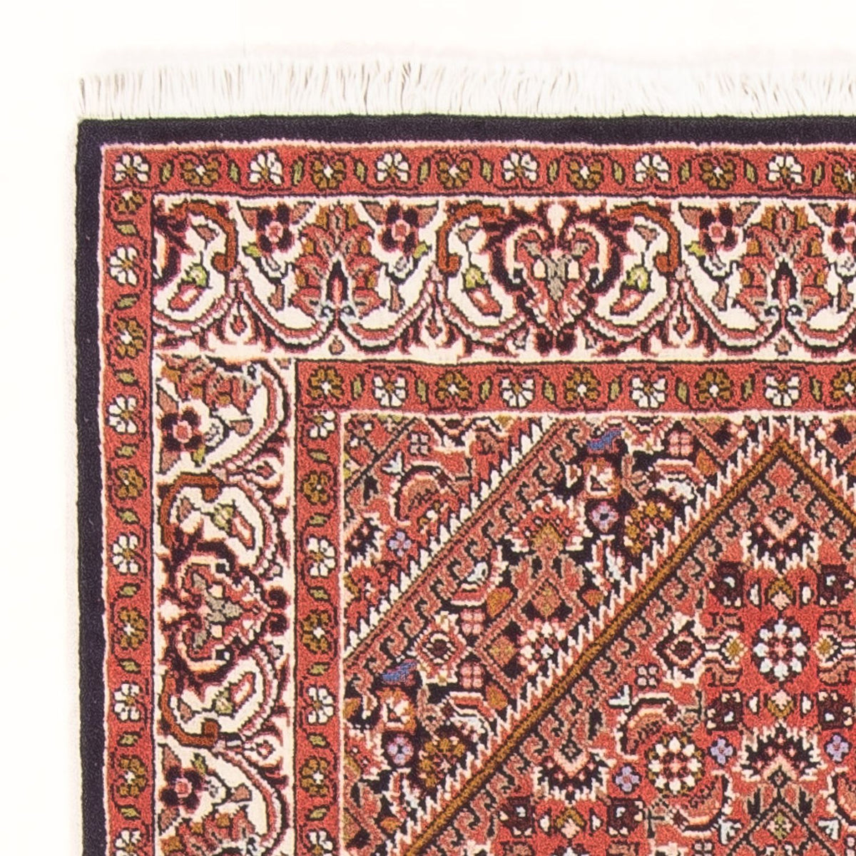 Alfombra persa - Bidjar - 140 x 83 cm - rojo