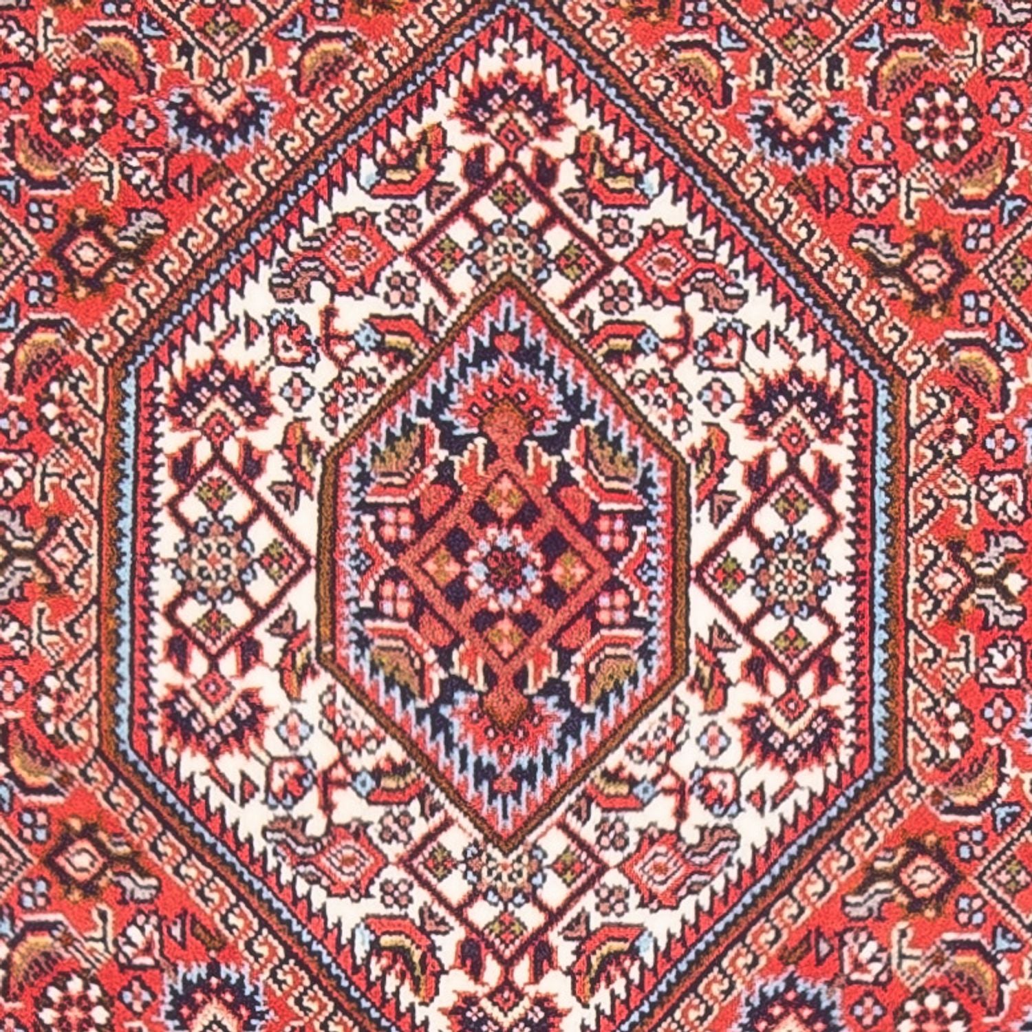 Alfombra persa - Bidjar - 130 x 86 cm - rojo