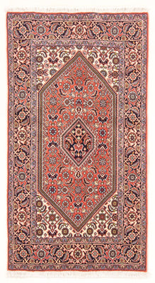 Alfombra persa - Bidjar - 140 x 80 cm - rojo