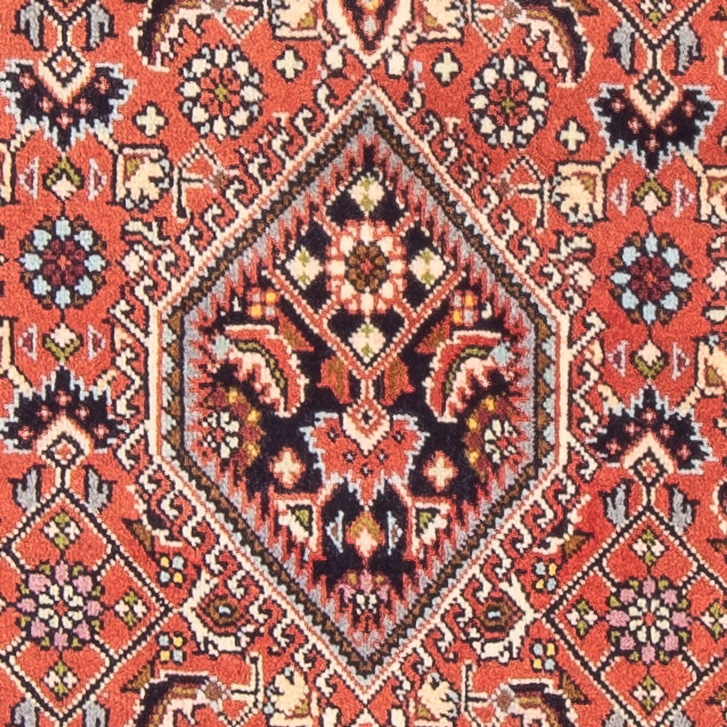 Alfombra persa - Bidjar - 140 x 80 cm - rojo