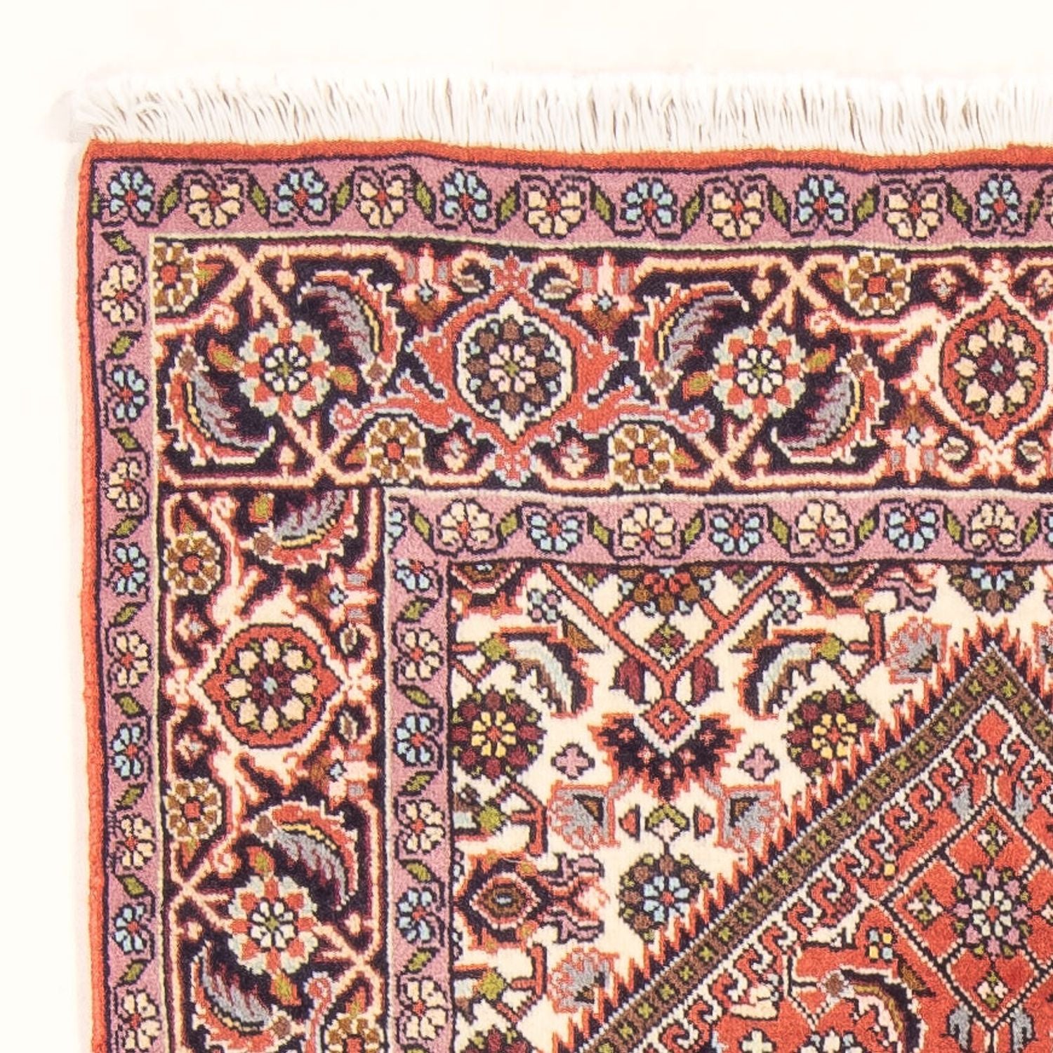 Alfombra persa - Bidjar - 140 x 80 cm - rojo