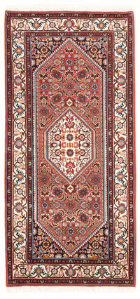 Alfombra persa - Bidjar - 160 x 82 cm - rojo