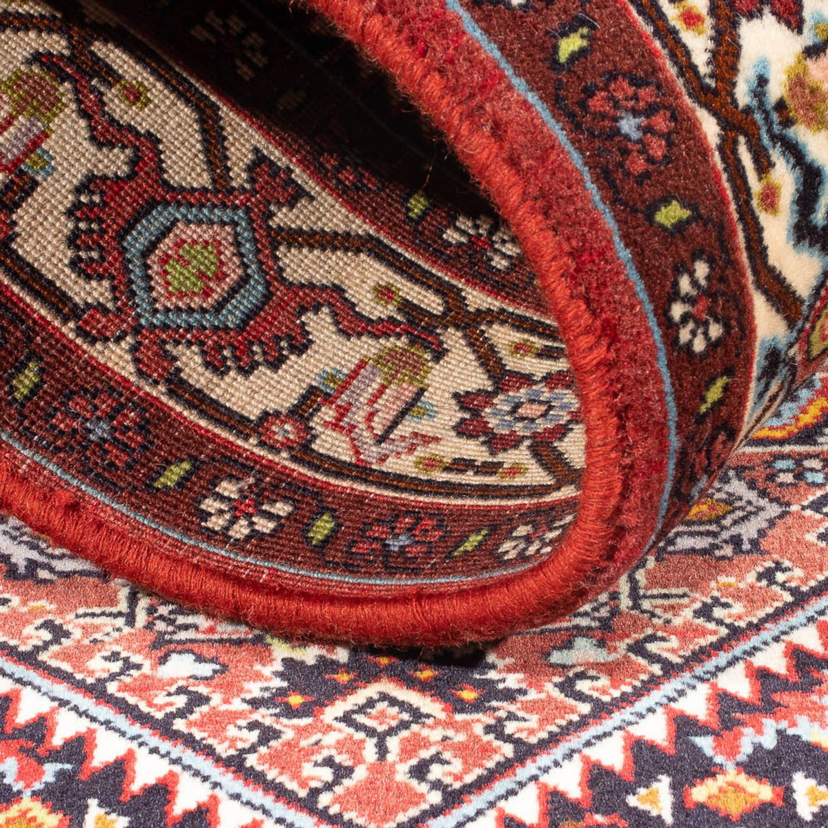 Alfombra persa - Bidjar - 160 x 82 cm - rojo