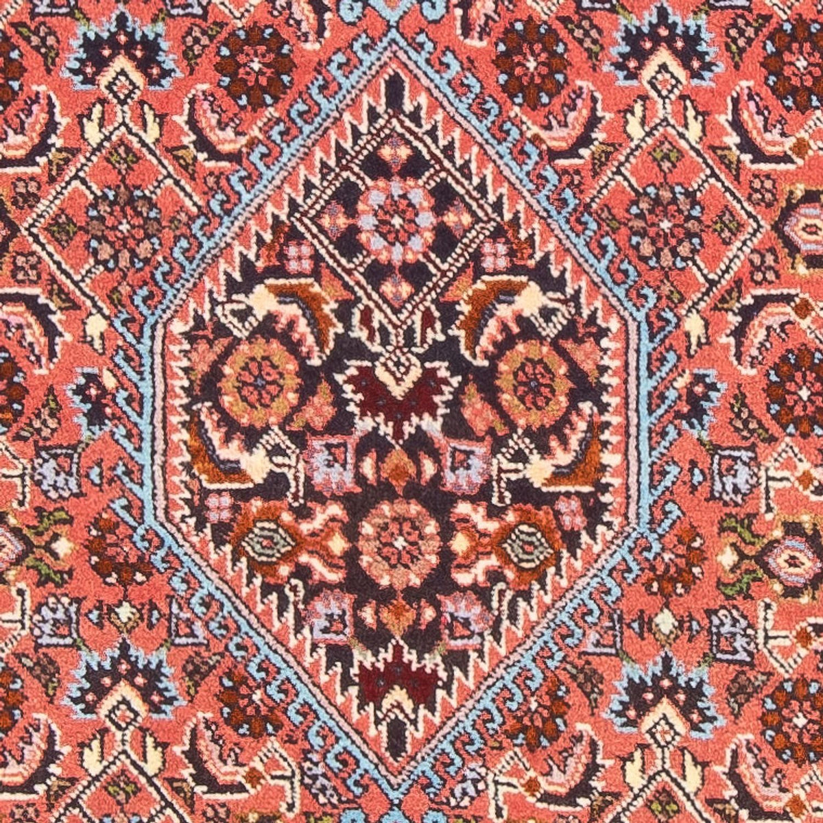 Alfombra persa - Bidjar - 143 x 85 cm - rojo