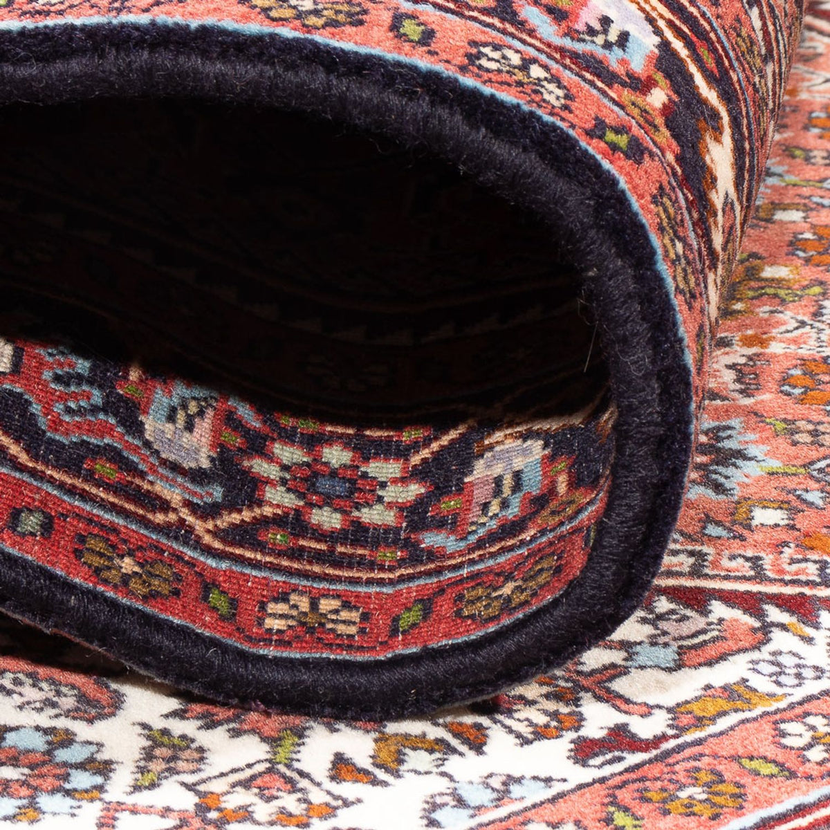 Alfombra persa - Bidjar - 143 x 85 cm - rojo