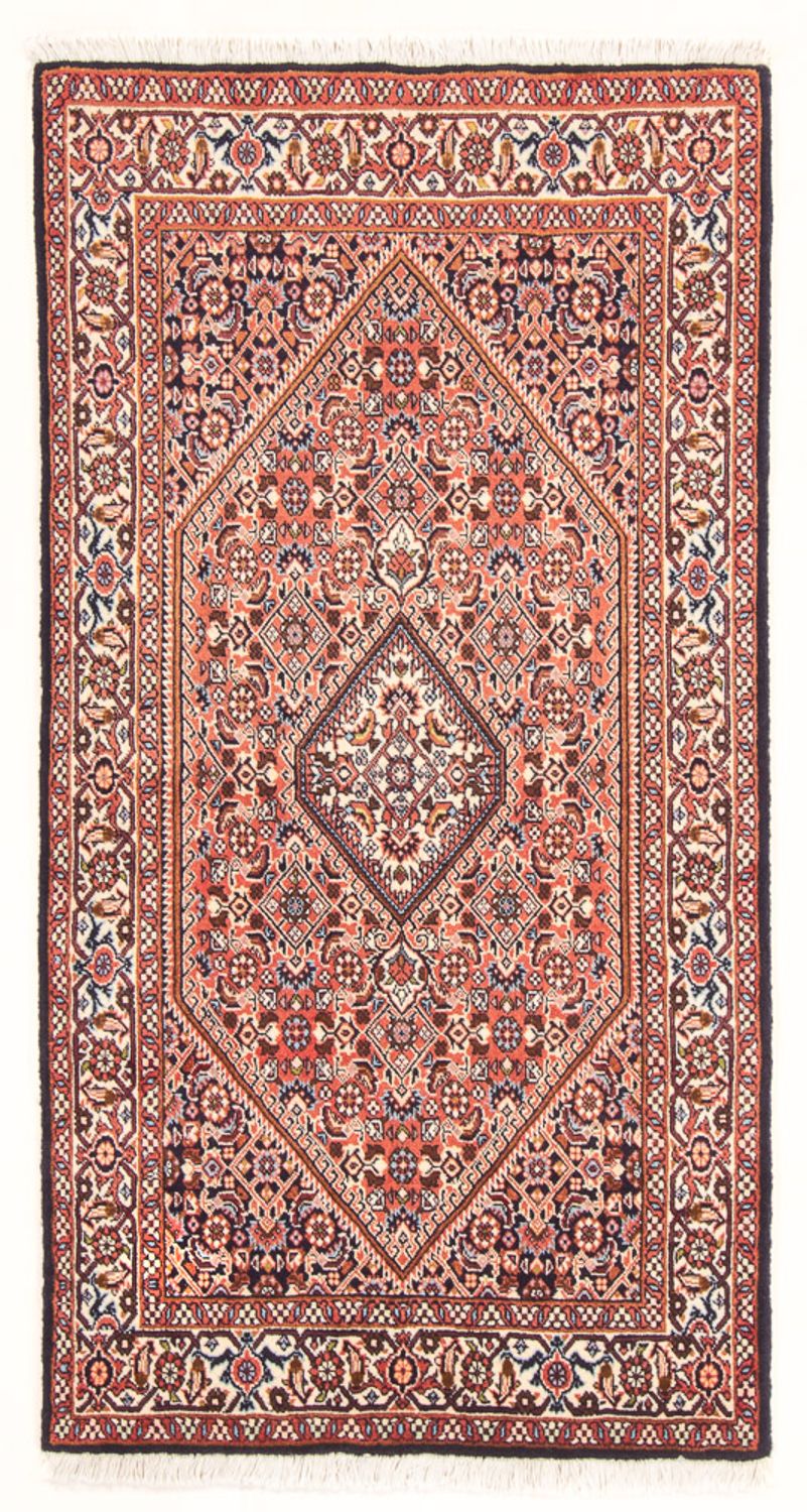 Alfombra persa - Bidjar - 140 x 84 cm - rojo