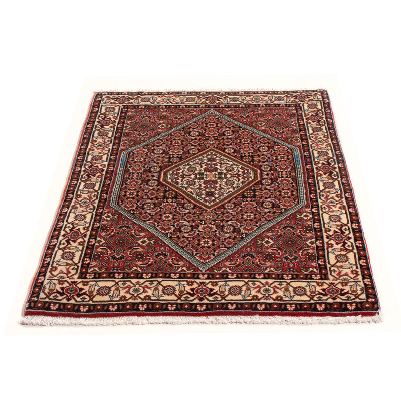 Alfombra persa - Bidjar - 127 x 82 cm - rojo