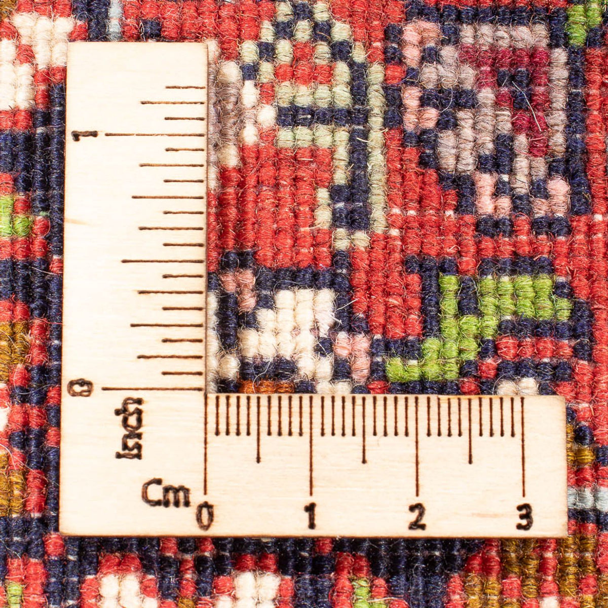 Alfombra persa - Bidjar - 127 x 82 cm - rojo