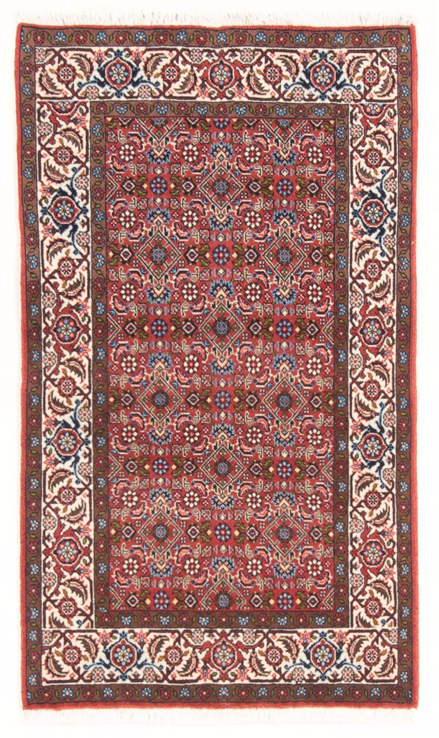 Alfombra persa - Bidjar - 143 x 81 cm - rojo
