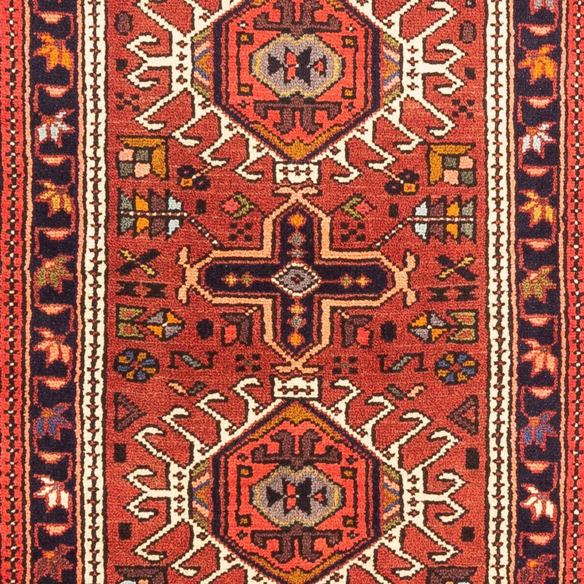 Alfombra de pasillo Alfombra persa - Nómada - 284 x 71 cm - rojo
