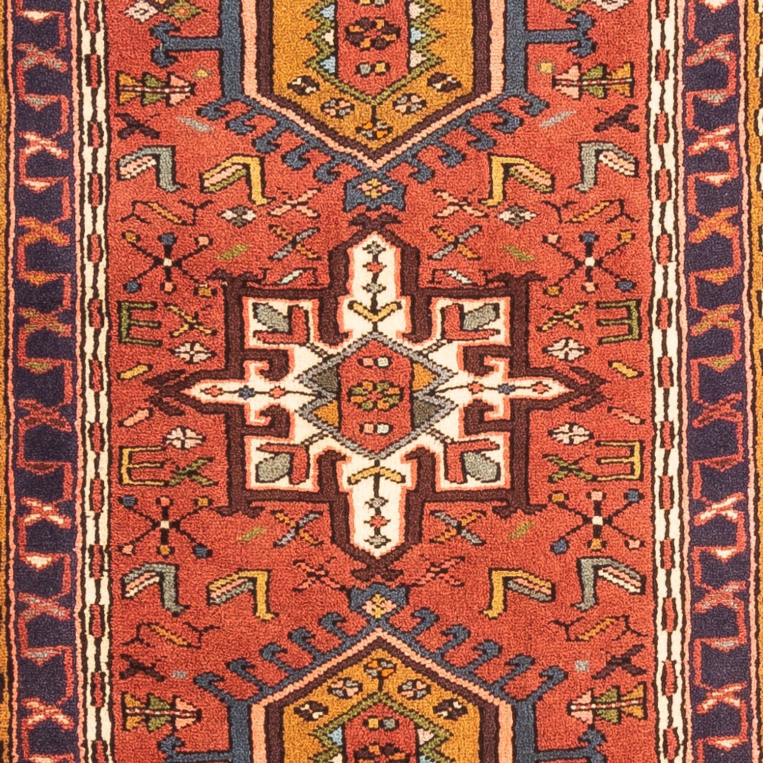 Alfombra de pasillo Alfombra persa - Nómada - 296 x 72 cm - rojo