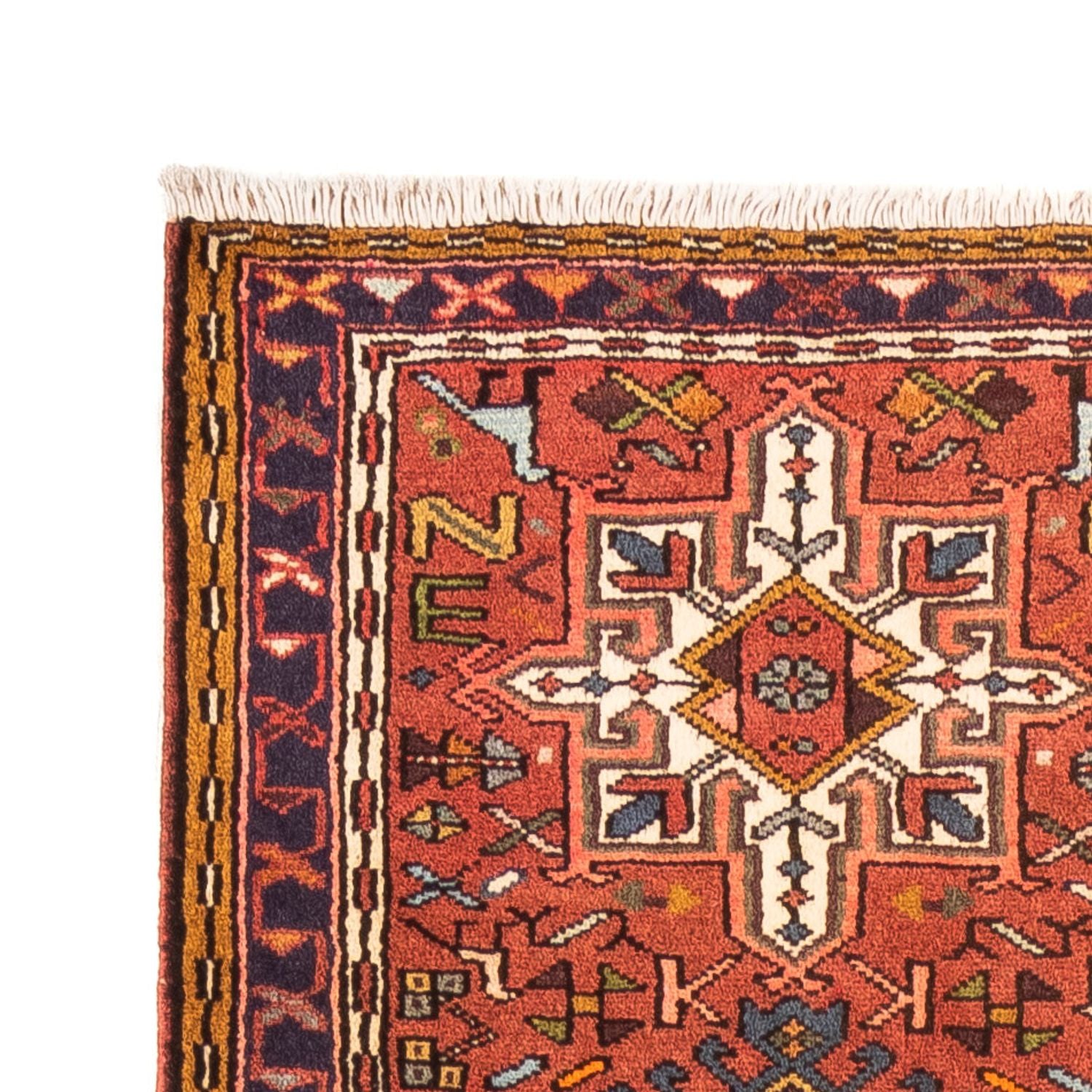 Alfombra de pasillo Alfombra persa - Nómada - 296 x 72 cm - rojo