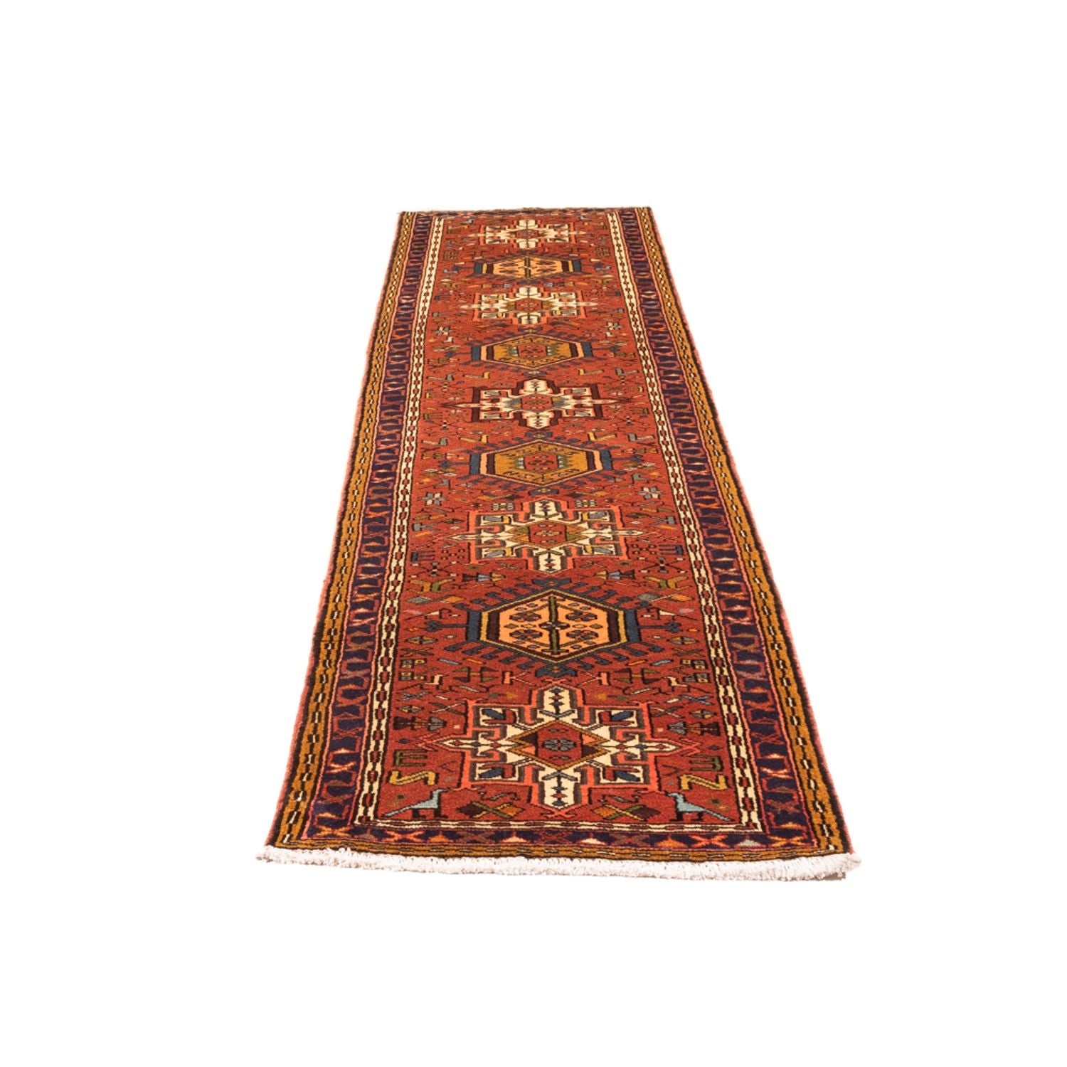 Alfombra de pasillo Alfombra persa - Nómada - 296 x 72 cm - rojo