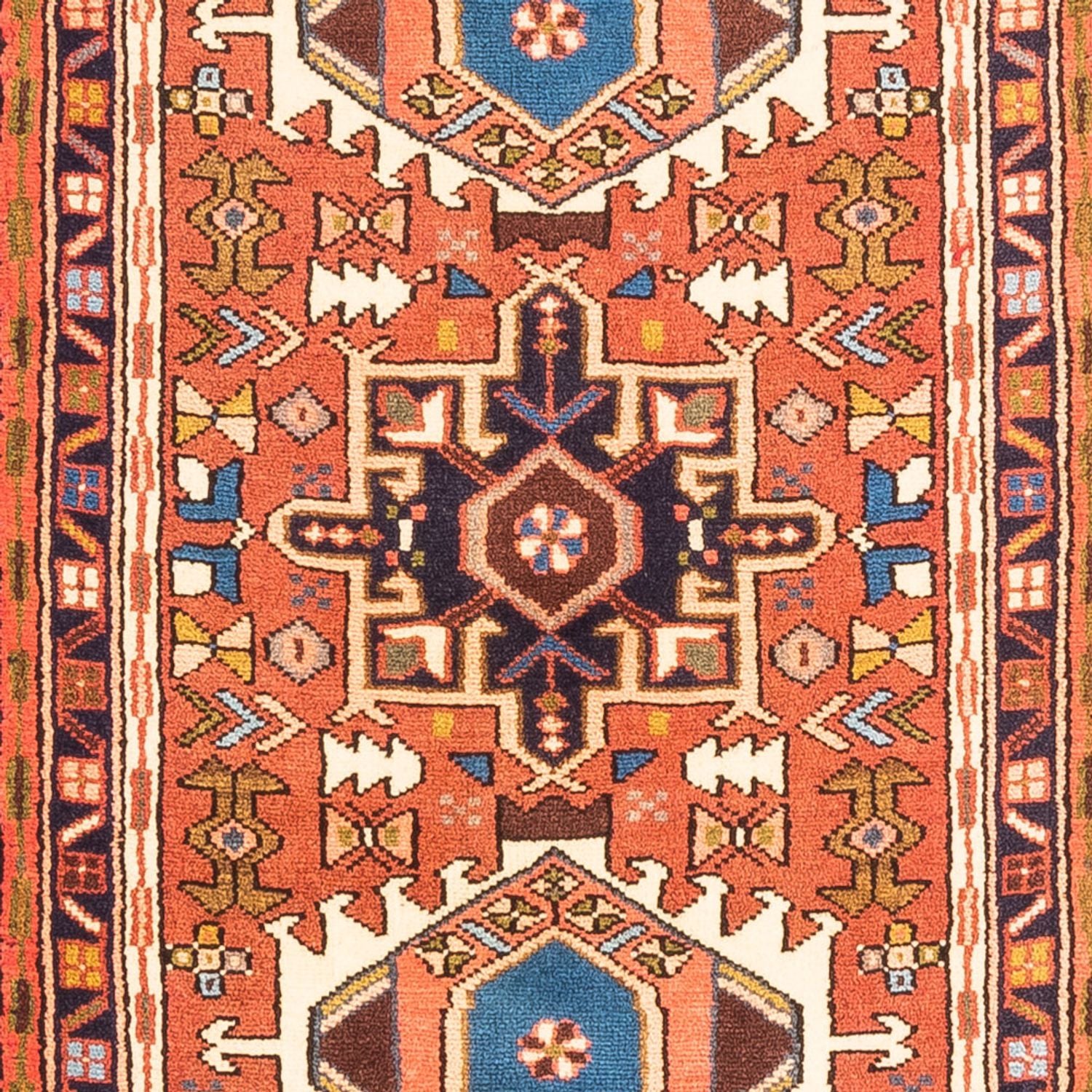 Alfombra de pasillo Alfombra persa - Nómada - 300 x 74 cm - rojo