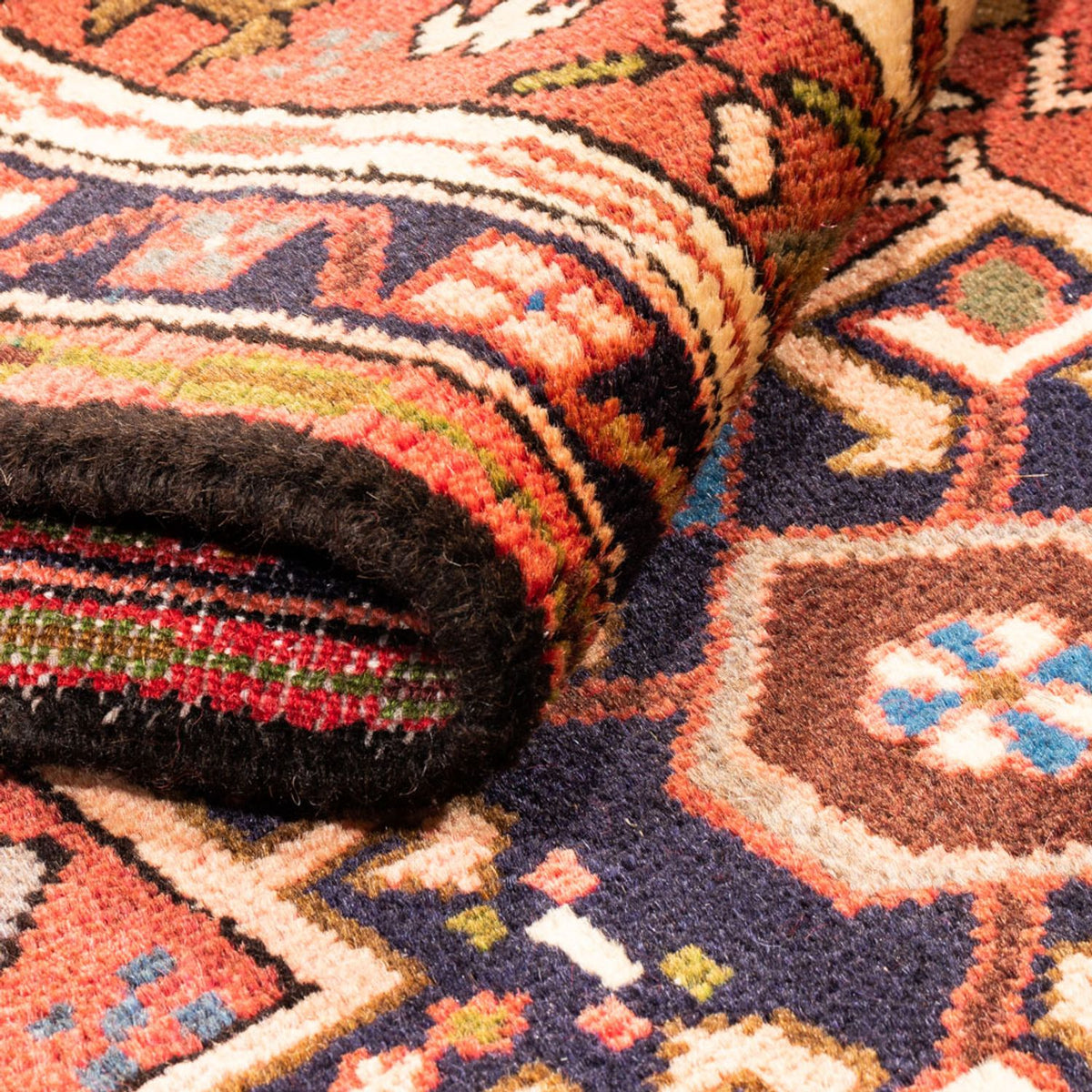 Alfombra de pasillo Alfombra persa - Nómada - 300 x 74 cm - rojo