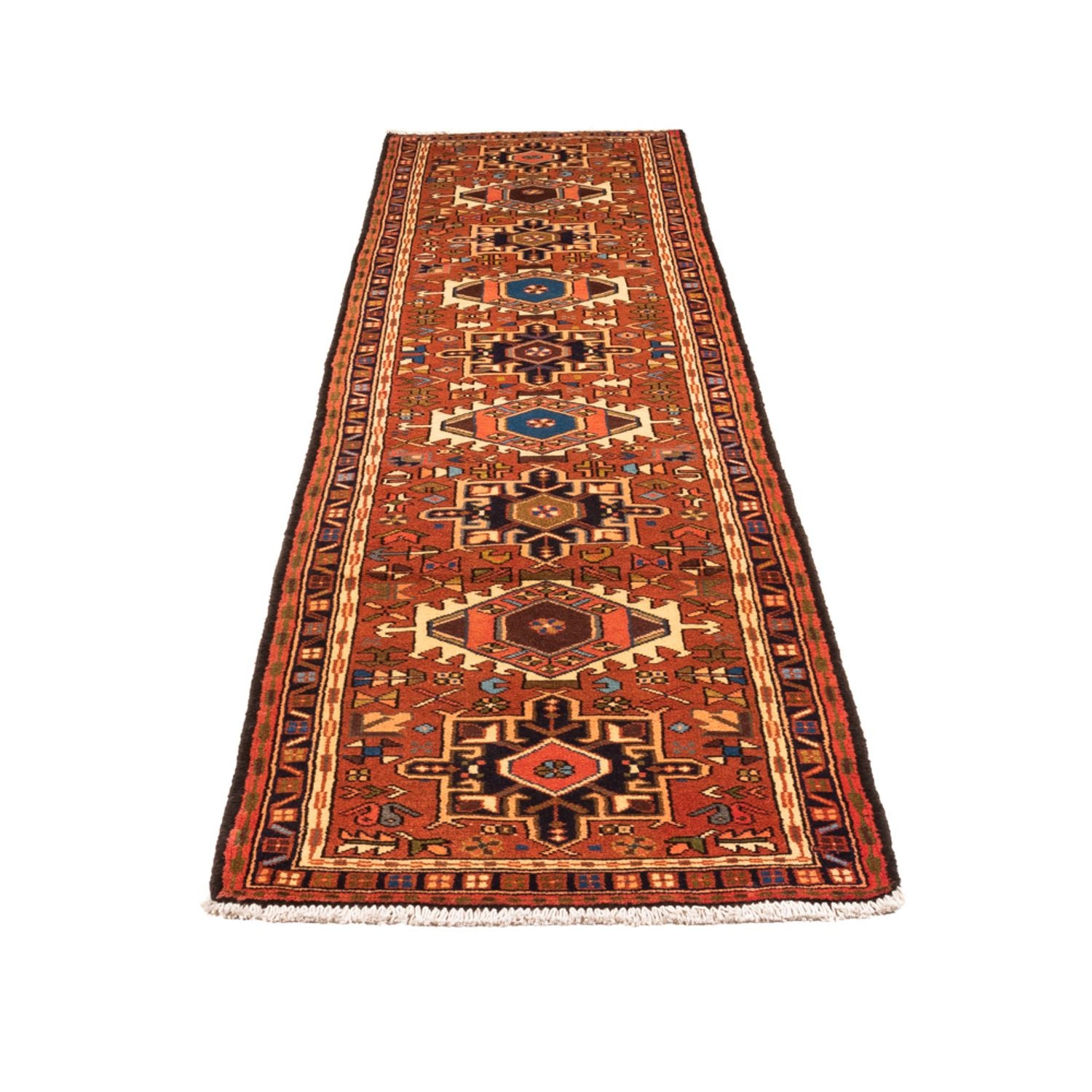 Alfombra de pasillo Alfombra persa - Nómada - 300 x 74 cm - rojo