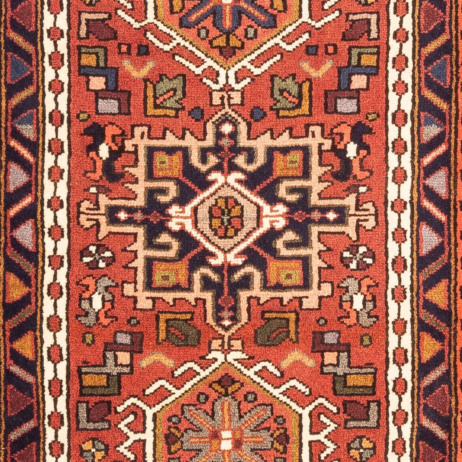 Alfombra de pasillo Alfombra persa - Nómada - 292 x 75 cm - rojo