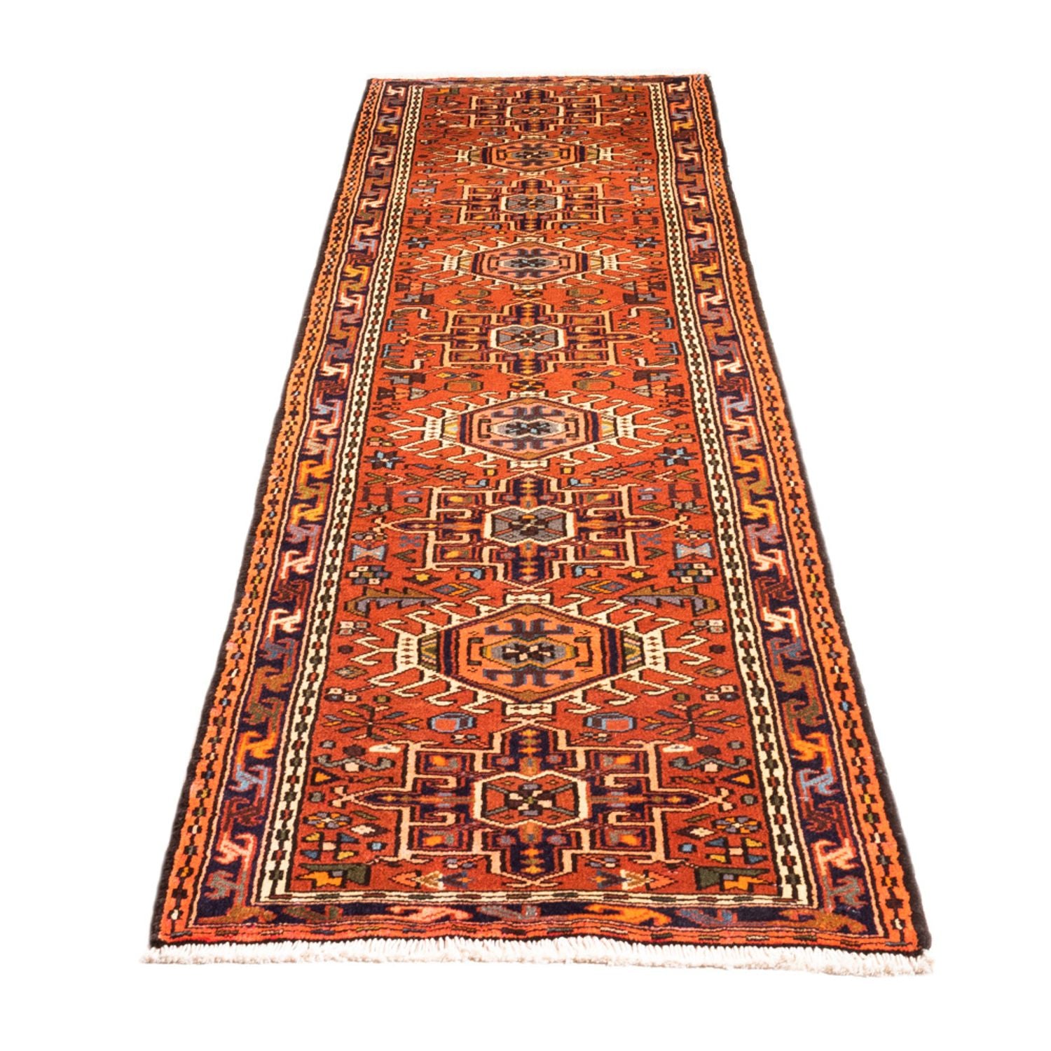Alfombra de pasillo Alfombra persa - Nómada - 282 x 70 cm - rojo