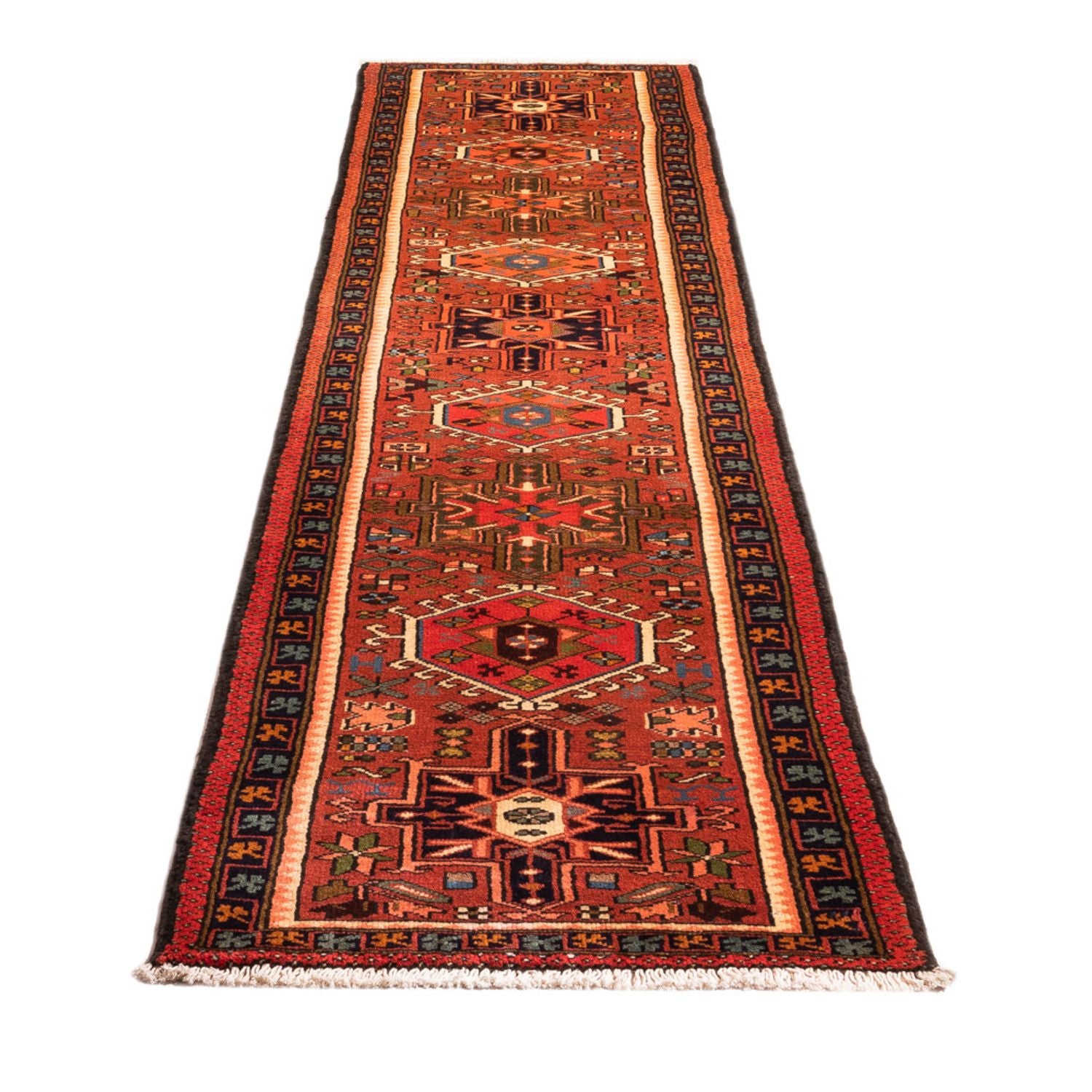 Alfombra de pasillo Alfombra persa - Nómada - 299 x 72 cm - rojo