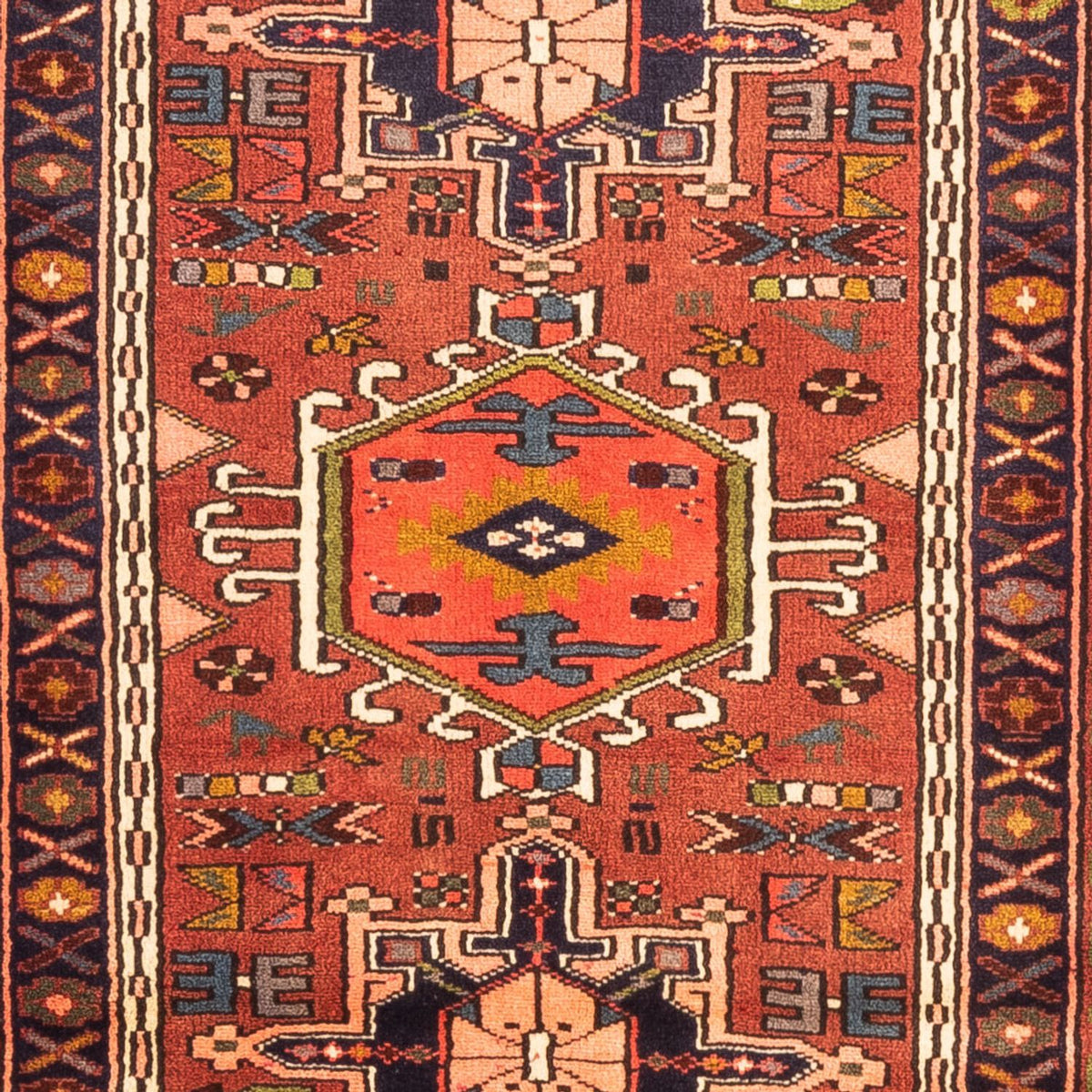 Alfombra de pasillo Alfombra persa - Nómada - 274 x 79 cm - rojo