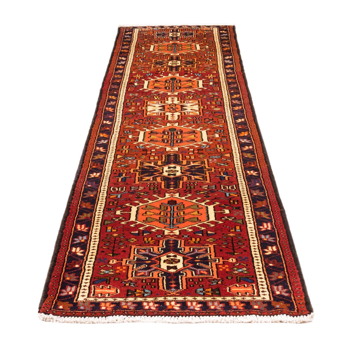 Alfombra de pasillo Alfombra persa - Nómada - 285 x 77 cm - rojo