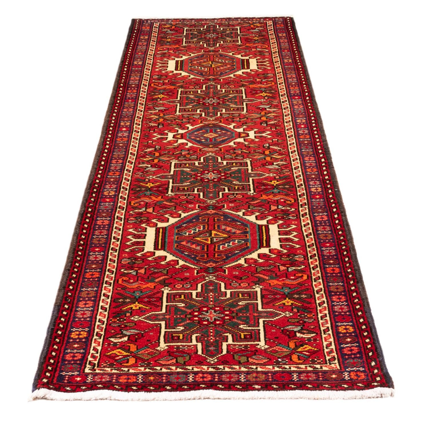 Alfombra de pasillo Alfombra persa - Nómada - 257 x 72 cm - rojo