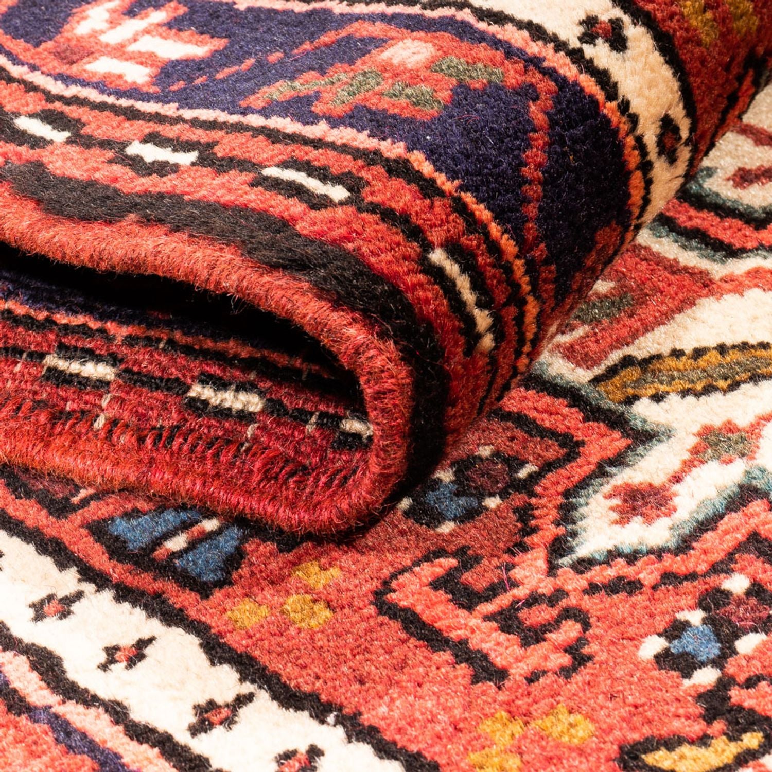 Alfombra de pasillo Alfombra persa - Nómada - 286 x 73 cm - rojo