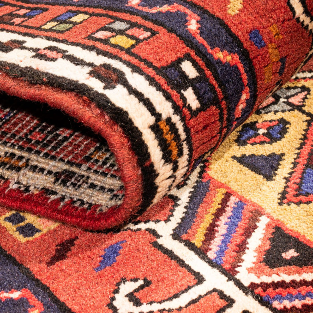 Alfombra de pasillo Alfombra persa - Nómada - 293 x 70 cm - rojo