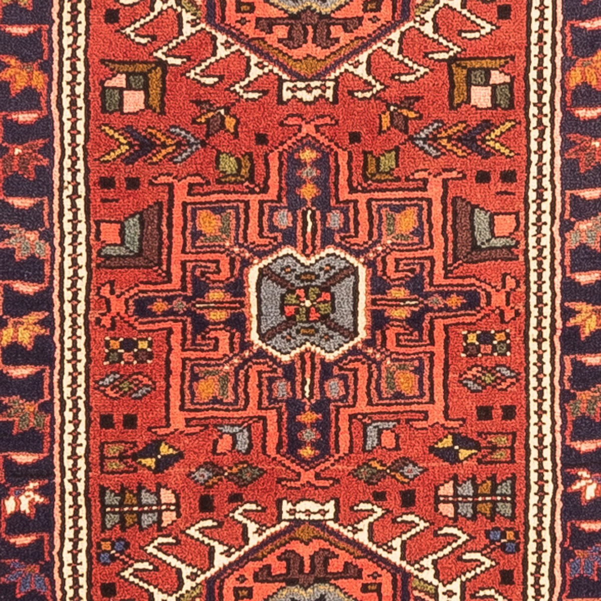 Alfombra de pasillo Alfombra persa - Nómada - 284 x 70 cm - rojo
