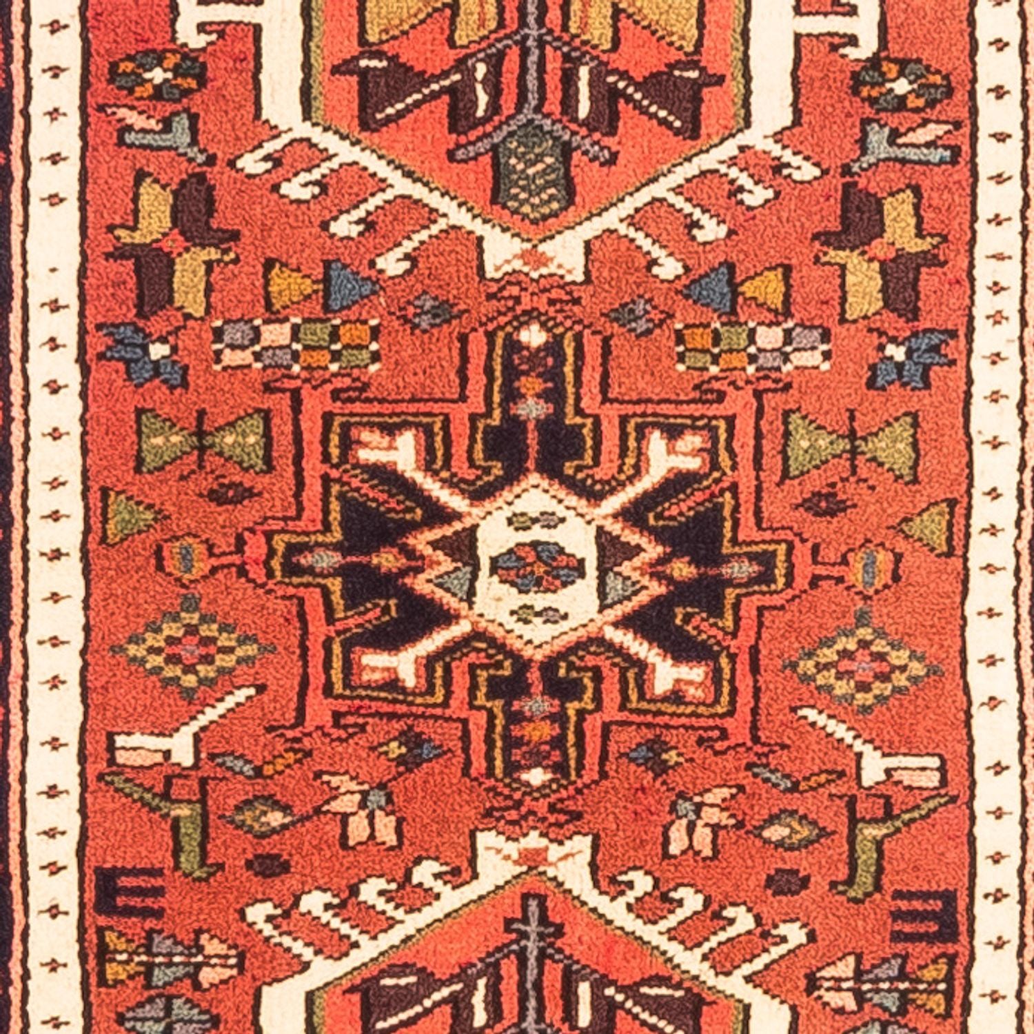 Alfombra de pasillo Alfombra persa - Nómada - 287 x 84 cm - rojo