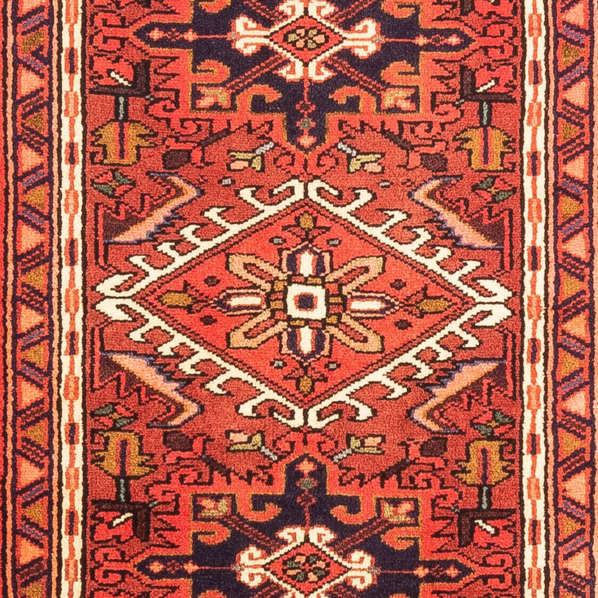 Alfombra de pasillo Alfombra persa - Nómada - 298 x 69 cm - rojo