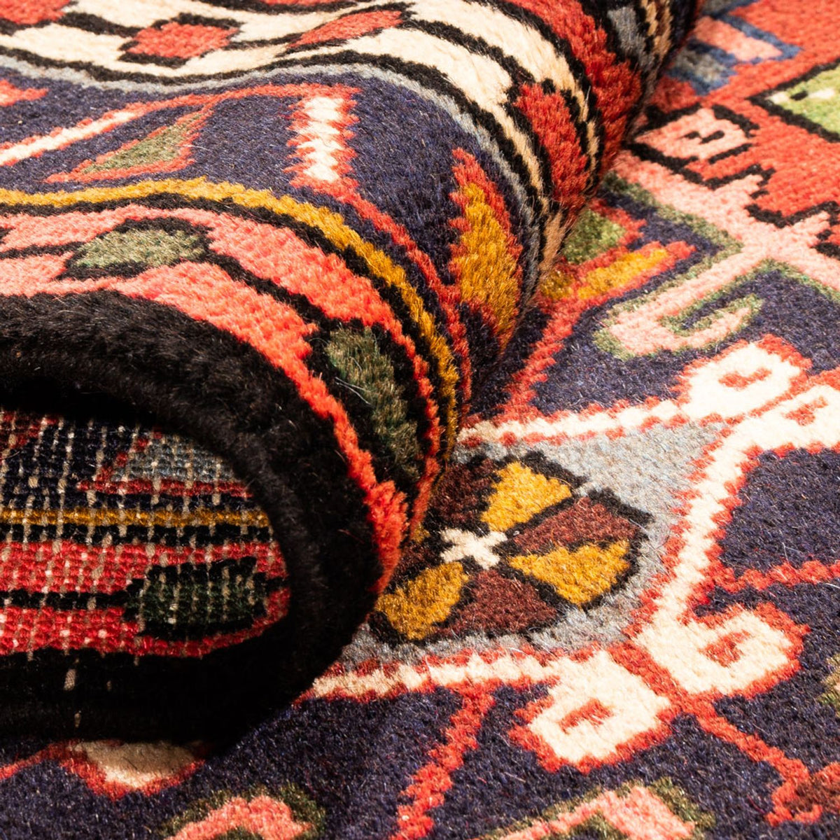 Alfombra de pasillo Alfombra persa - Nómada - 288 x 76 cm - rojo