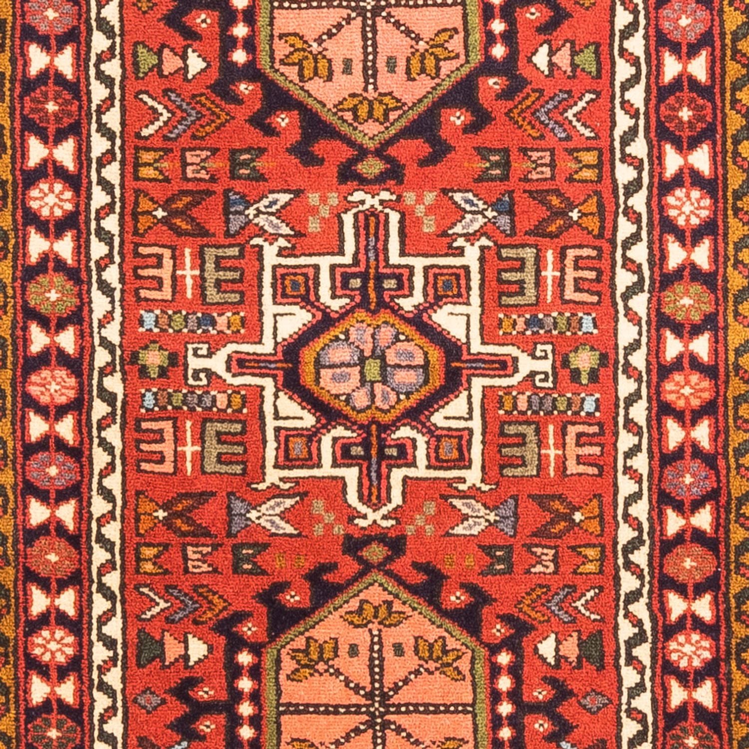 Alfombra de pasillo Alfombra persa - Nómada - 285 x 71 cm - rojo