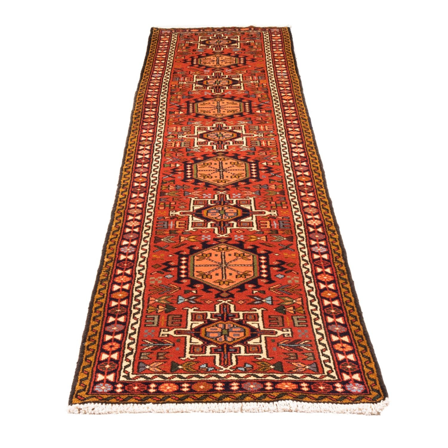 Alfombra de pasillo Alfombra persa - Nómada - 285 x 71 cm - rojo
