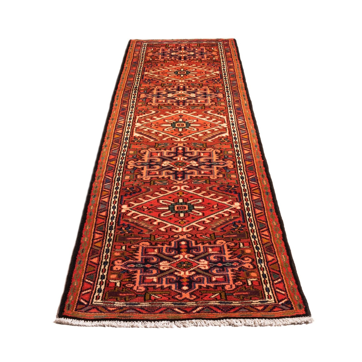 Alfombra de pasillo Alfombra persa - Nómada - 290 x 73 cm - rojo