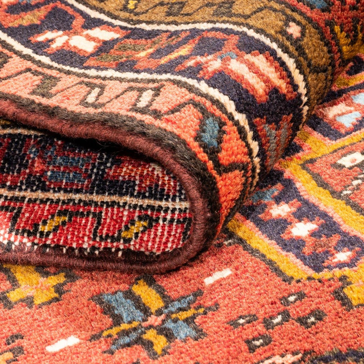 Alfombra de pasillo Alfombra persa - Nómada - 283 x 72 cm - rojo