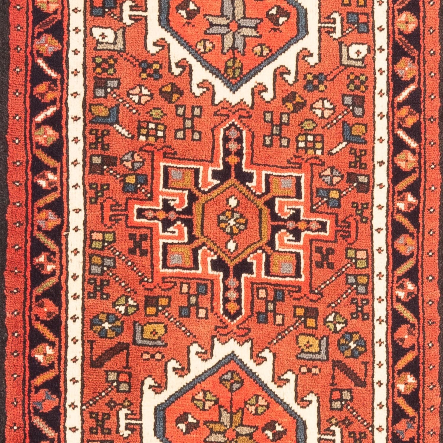 Alfombra de pasillo Alfombra persa - Nómada - 293 x 72 cm - rojo