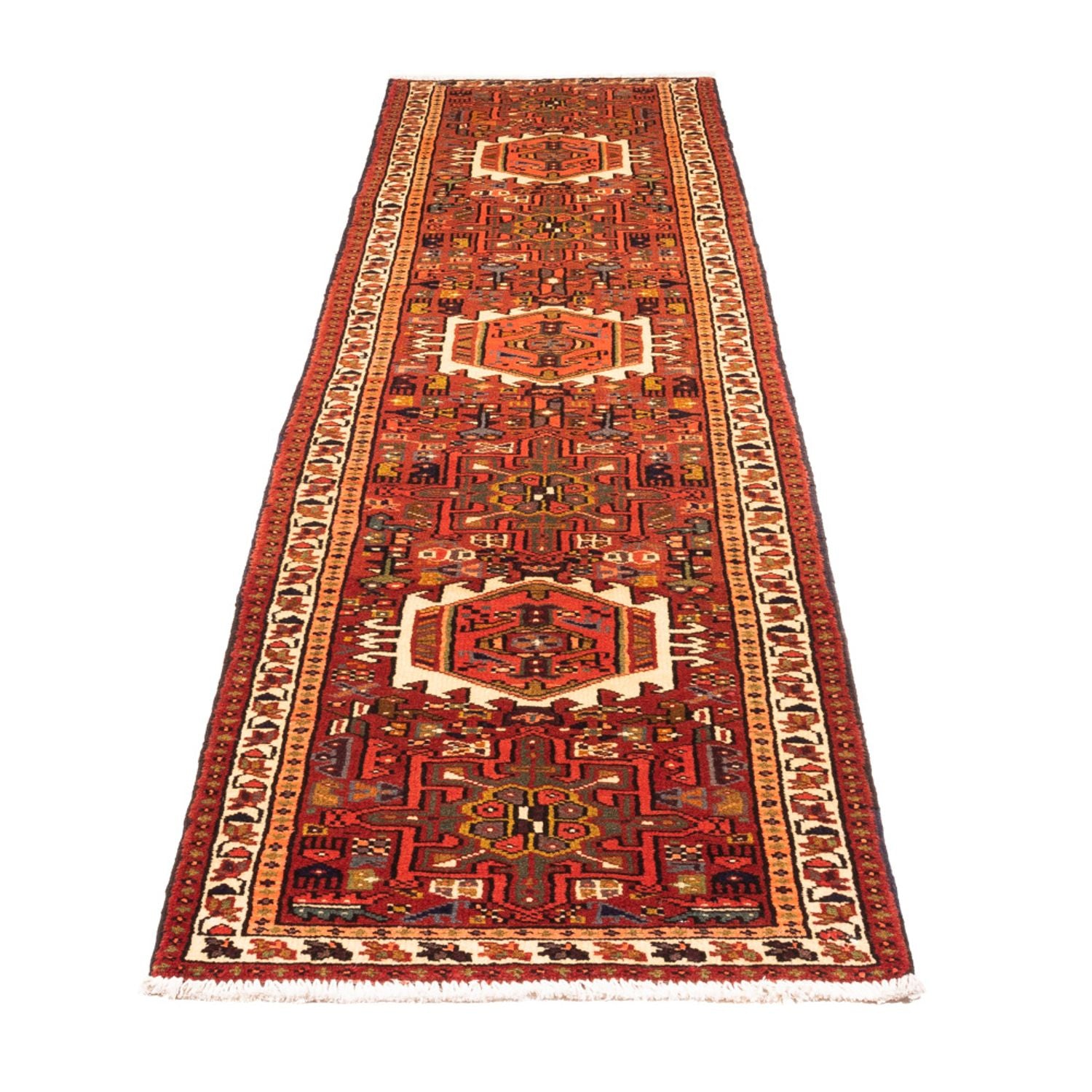 Alfombra de pasillo Alfombra persa - Nómada - 293 x 71 cm - rojo