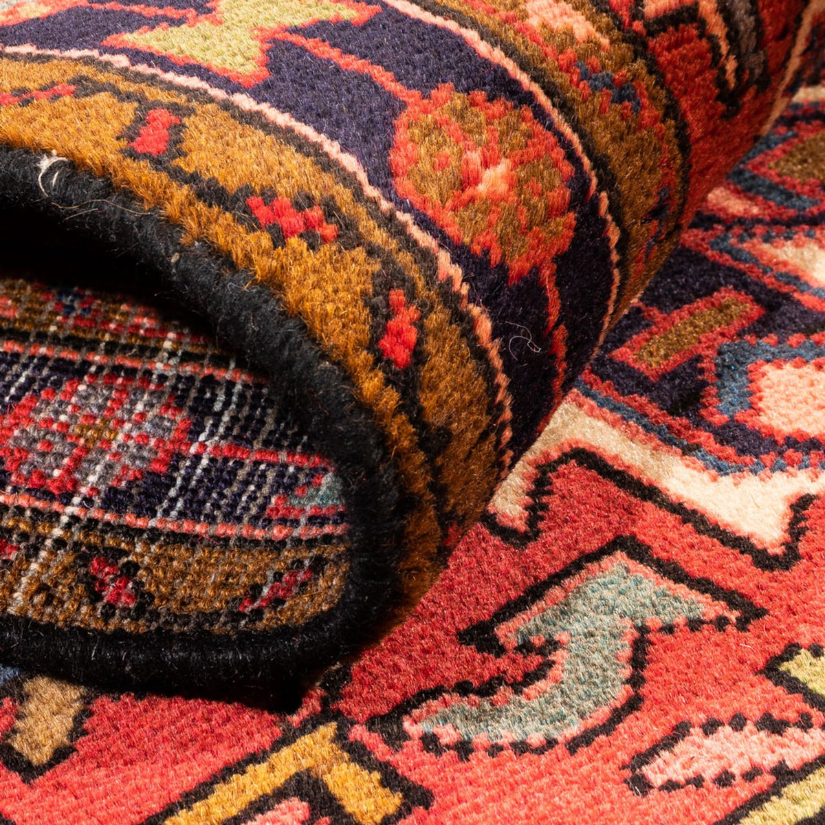 Alfombra de pasillo Alfombra persa - Nómada - 285 x 72 cm - rojo