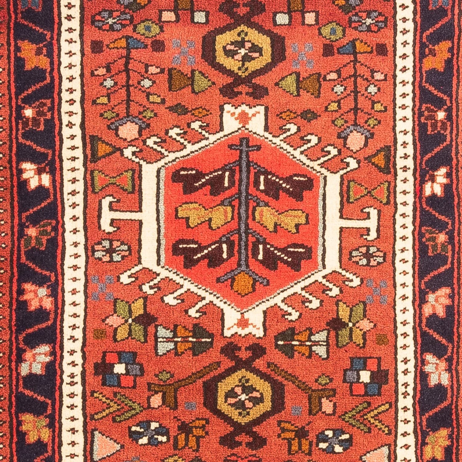 Alfombra de pasillo Alfombra persa - Nómada - 285 x 75 cm - rojo