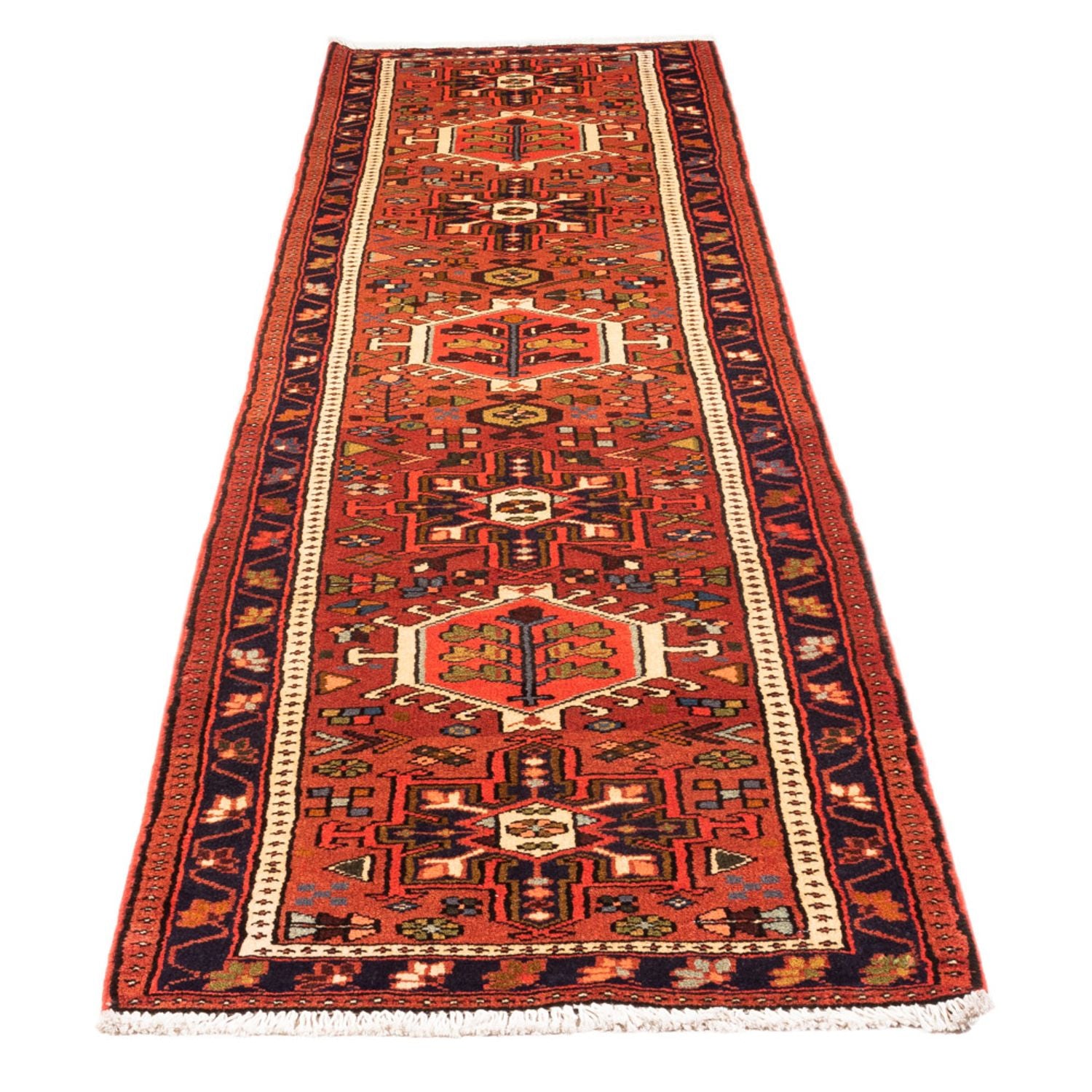 Alfombra de pasillo Alfombra persa - Nómada - 285 x 75 cm - rojo